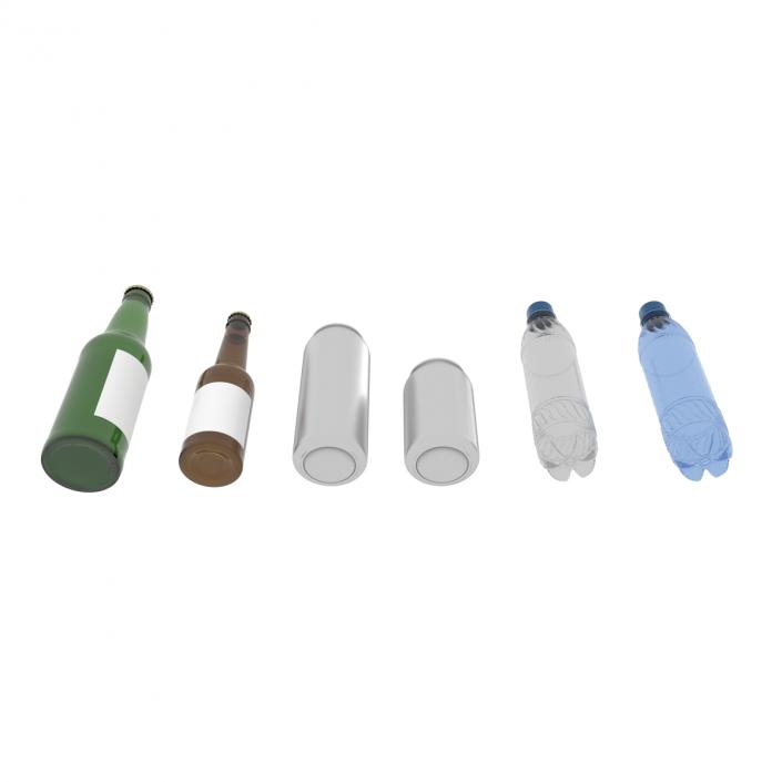 3D model Bottles Collection 3